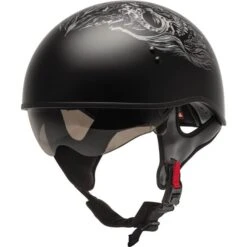 GMAX HH-65 Ghost / RIP Naked Half Helmet -Motorcycle Shop 131 72 54462X D