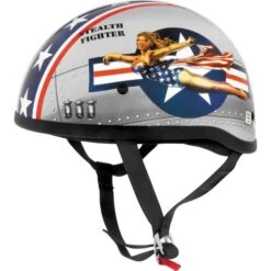 Skid Lid Original Bomber Pinup Half Helmet