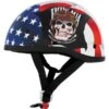 Skid Lid Lethal Threat Designs POW MIA Half Helmet