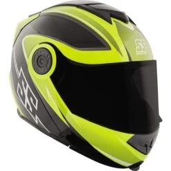 Speed And Strength SS1710 Split Decision Hi-Viz Modular Helmet -Motorcycle Shop 387 884775 B