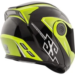 Speed And Strength SS1710 Split Decision Hi-Viz Modular Helmet -Motorcycle Shop 387 884775 D