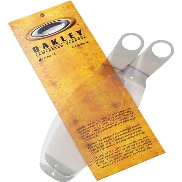 Oakley Pro And O Frame MX Goggle Tear-Offs 1 Oakley Pro And O Frame MX Goggle Tear-Offs