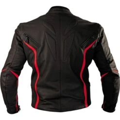 Motonation Dominator Vented Leather Jacket -Motorcycle Shop 855 JDM BKRD 40 A