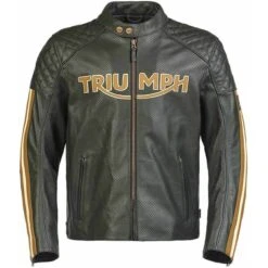 Triumph Braddon Vented Leather Jacket 7 Triumph Braddon Vented Leather Jacket -Motorcycle Shop MLES2337 M C