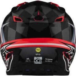 Troy Lee Designs SE4 Polyacrylite Warped Youth Helmet -Motorcycle Shop TL 112327003 A