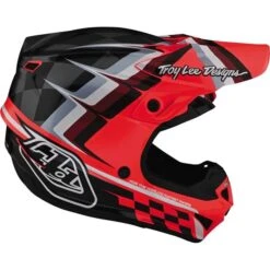 Troy Lee Designs SE4 Polyacrylite Warped Youth Helmet -Motorcycle Shop TL 112327003 E