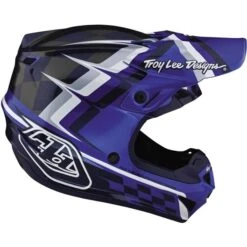 Troy Lee Designs SE4 Polyacrylite Warped Youth Helmet -Motorcycle Shop TL 112327013 E